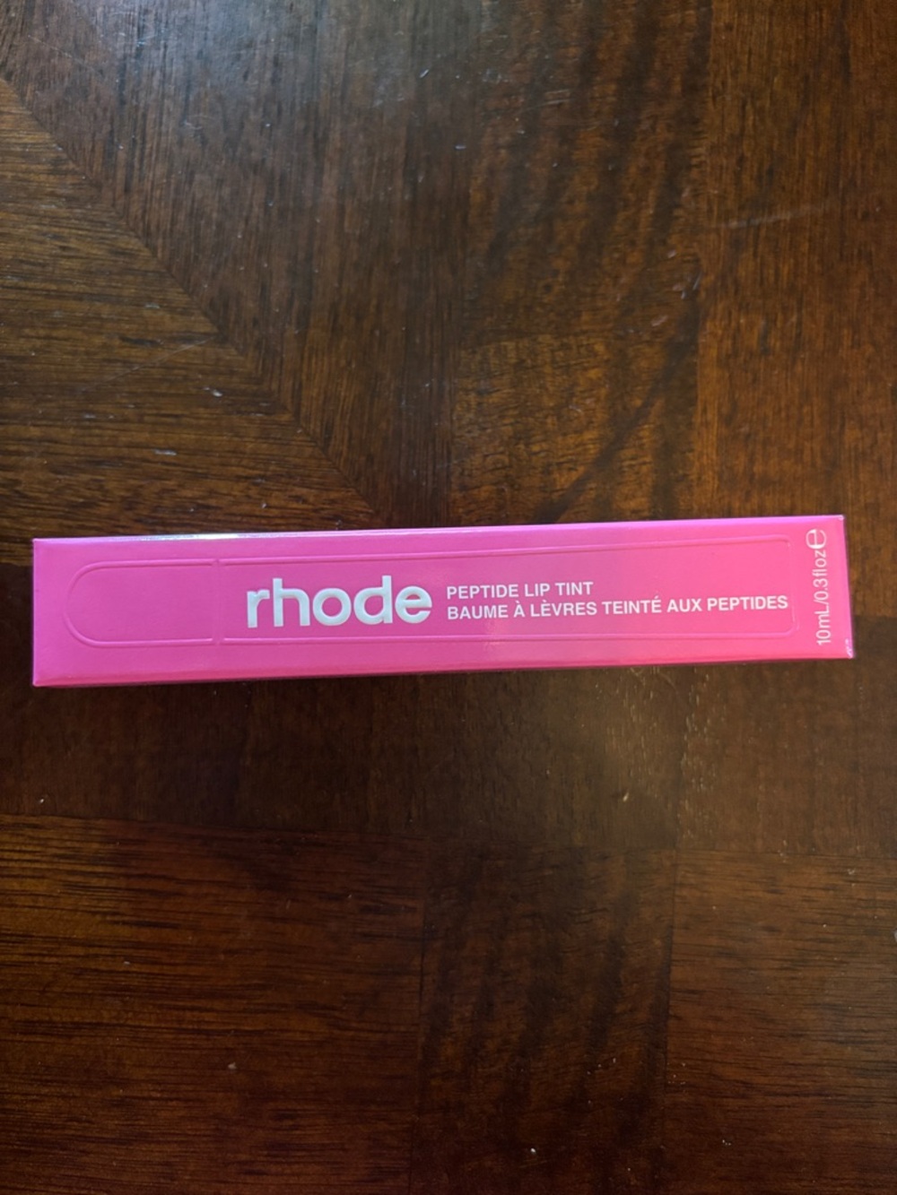 RHODE Peptide Lip Tint - Hot Pink Packaging
